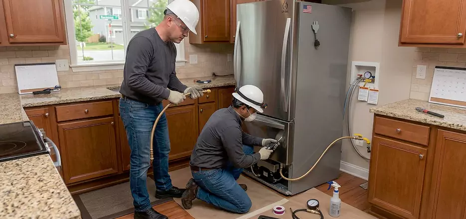 Propane Refrigerator Installation in Waltham